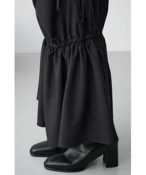 AZUL by moussy（アズールバイマウジー）の「ギャザーマーメイドリボンスカート（スカート・レディース・アイボリー/ブラック・MEDIUM/SMALL）」の5枚目の写真