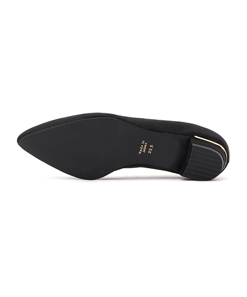 JELLY BEANS（ジェリービーンズ）の「【Made in Japan】オペラフラットパンプス(124-1106) JELLY BEANS（ジェリービーンズ）（パンプス・レディース・ベージュ系その他/ブラック/カーキ/ネイビー/シルバー/ブラック系その他/ベージュ/ダークブルー/ブラック系その他2・24/24.5/23/22.5/23.5/25.5/25/22）」の20枚目の写真