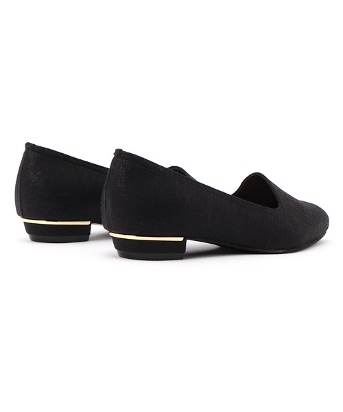 JELLY BEANS（ジェリービーンズ）の「【Made in Japan】オペラフラットパンプス(124-1106) JELLY BEANS（ジェリービーンズ）（パンプス・レディース・ベージュ系その他/ブラック/カーキ/ネイビー/シルバー/ブラック系その他/ベージュ/ダークブルー/ブラック系その他2・24/24.5/23/22.5/23.5/25.5/25/22）」の21枚目の写真