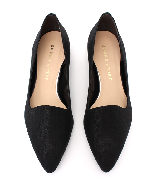 JELLY BEANS（ジェリービーンズ）の「【Made in Japan】オペラフラットパンプス(124-1106) JELLY BEANS（ジェリービーンズ）（パンプス・レディース・ベージュ系その他/ブラック/カーキ/ネイビー/シルバー/ブラック系その他/ベージュ/ダークブルー/ブラック系その他2・24/24.5/23/22.5/23.5/25.5/25/22）」の22枚目の写真