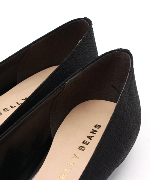 JELLY BEANS（ジェリービーンズ）の「【Made in Japan】オペラフラットパンプス(124-1106) JELLY BEANS（ジェリービーンズ）（パンプス・レディース・ベージュ系その他/ブラック/カーキ/ネイビー/シルバー/ブラック系その他/ベージュ/ダークブルー/ブラック系その他2・24/24.5/23/22.5/23.5/25.5/25/22）」の16枚目の写真