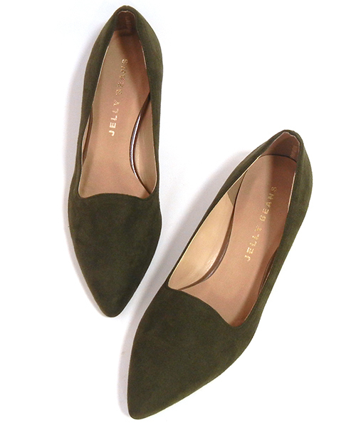 JELLY BEANS（ジェリービーンズ）の「【Made in Japan】オペラフラットパンプス(124-1106) JELLY BEANS（ジェリービーンズ）（パンプス・レディース・ベージュ系その他/ブラック/カーキ/ネイビー/シルバー/ブラック系その他/ベージュ/ダークブルー/ブラック系その他2・24/24.5/23/22.5/23.5/25.5/25/22）」の11枚目の写真