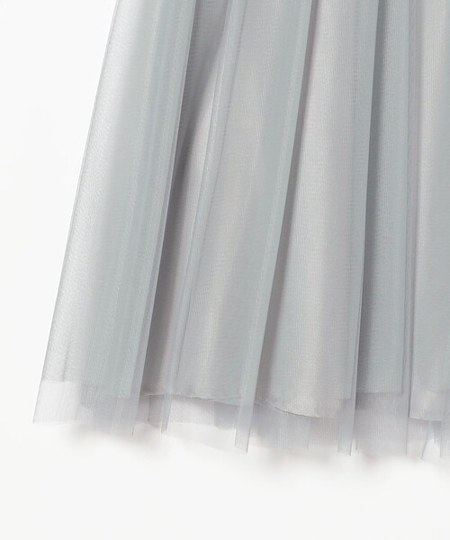 Ray BEAMS（レイビームス）の「デニム キリカエ チュール スカート（スカート・レディース・ブラック/ライトグレー・0/1）」の19枚目の写真