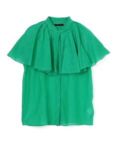 【値下げ】TOMORROW LAND collection コットンシルク ケープカラーブラウス 14-01-41-01706 グリーン サイズ：36 (EC) 楽天市場】【中古】TOMORROW LAND collectionコットンシルク
