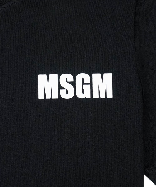 MSGM（エムエスジーエム）の「【New Basic】NEVER LOOK BACK ステートメントロゴTシャツ（Tシャツ/カットソー・レディース・ブラック/ホワイト・M/L/S）」の7枚目の写真