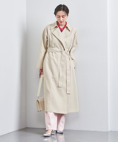 UNITED ARROWS（ユナイテッドアローズ）の「バックフレア  トレンチコート（トレンチコート・レディース・ベージュ/オフホワイト・38/36/34）」の9枚目の写真