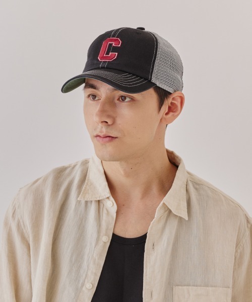 OVERRIDE（オーバーライド）の「Cornell TWILL MESH WASHED CAP / カレッジ（キャップ・メンズ・ブラック・57~59cm）」の10枚目の写真