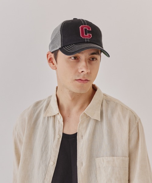 OVERRIDE（オーバーライド）の「Cornell TWILL MESH WASHED CAP / カレッジ（キャップ・メンズ・ブラック・57~59cm）」の11枚目の写真