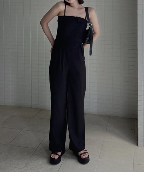 merrylatte（メリーラテ）の「コルセットオールインワン（つなぎ/オールインワン・レディース・グレー/ブラック/ブラウン・FREE）」の4枚目の写真