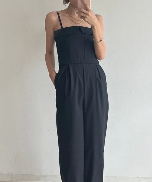 merrylatte（メリーラテ）の「コルセットオールインワン（つなぎ/オールインワン・レディース・グレー/ブラック/ブラウン・FREE）」の6枚目の写真