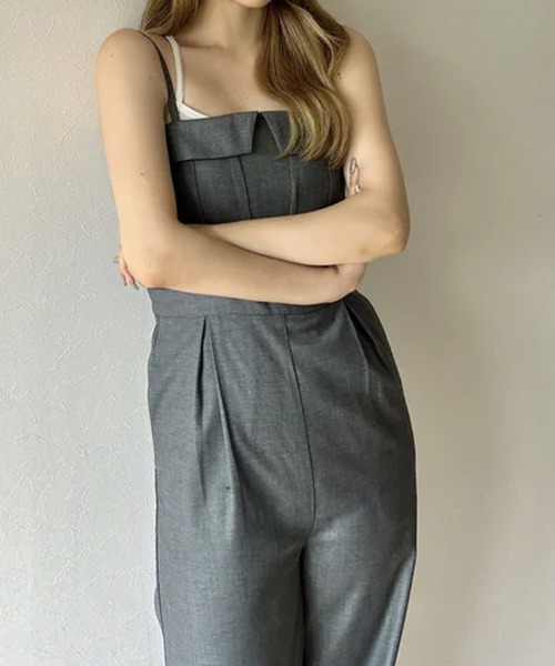 merrylatte（メリーラテ）の「コルセットオールインワン（つなぎ/オールインワン・レディース・グレー/ブラック/ブラウン・FREE）」の7枚目の写真