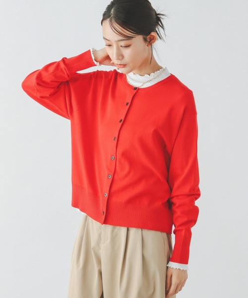 GLOBAL WORK（グローバルワーク）の「Beauteeメローリブ長袖/147624（Tシャツ/カットソー・レディース・ブラック×ホワイト/ブラック/オフホワイト/ライトグレー・MEDIUM/LARGE）」の9枚目の写真