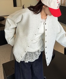 BANICO（バニコ）の「【Banico】ベーシックボタンデザインカーディガン（ノーカラージャケット）」