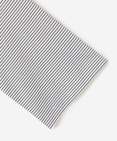 handvaerk（ハンドバーク）の「handvaerk | 60/2 ボトルネックTシャツ STRIPE WOMEN（Tシャツ/カットソー・レディース・ホワイト系その他・S）」の4枚目の写真