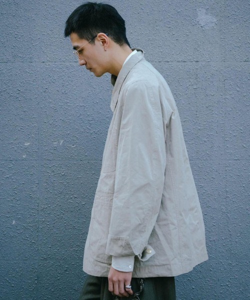 IRENISA(イレニサ)の「IRENISA/イレニサ/RAILROAD JACKET EX(ブルゾン・メンズ・ブラック/ベージュ/ブラウン・3)」の7枚目の写真