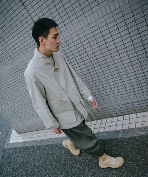 IRENISA(イレニサ)の「IRENISA/イレニサ/RAILROAD JACKET EX(ブルゾン・メンズ・ブラック/ベージュ/ブラウン・3)」の10枚目の写真