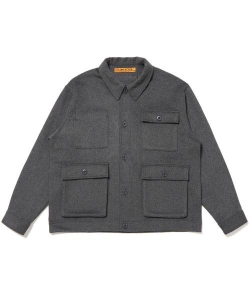 3-Pocket Wool Shirt Jacket【STUDIOSEVEN/スタジオセブン 
