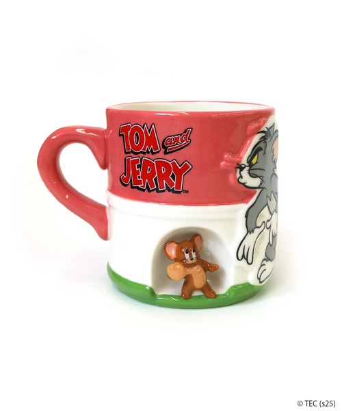 Tom＆Jerry（トムアンドジェリー）の「【公式】トムとジェリー　ドキドキマグ（グラス/マグカップ/タンブラー・レディース・ピンク・FREE）」の2枚目の写真