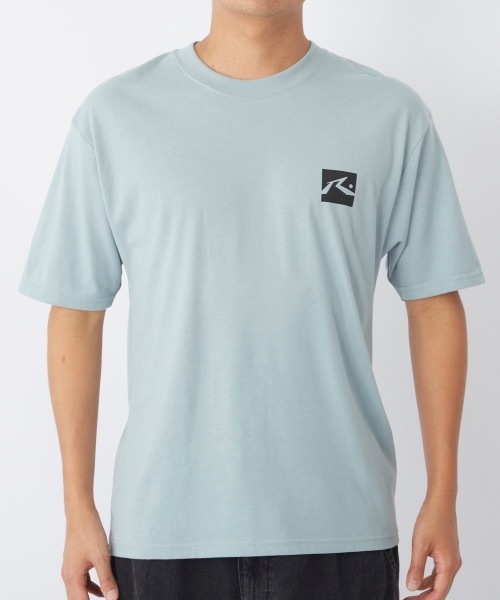 RUSTY(ラスティ)の「【RUSTY/ラスティー】半袖ロゴTシャツ バックプリント(Tシャツ/カットソー・メンズ・オフホワイト/ブルー/ブラック・MEDIUM/LARGE/X-LARGE/SMALL)」の3枚目の写真