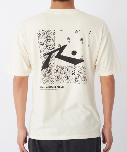 RUSTY(ラスティ)の「【RUSTY/ラスティー】半袖ロゴTシャツ バックプリント(Tシャツ/カットソー・メンズ・オフホワイト/ブルー/ブラック・MEDIUM/LARGE/X-LARGE/SMALL)」の15枚目の写真