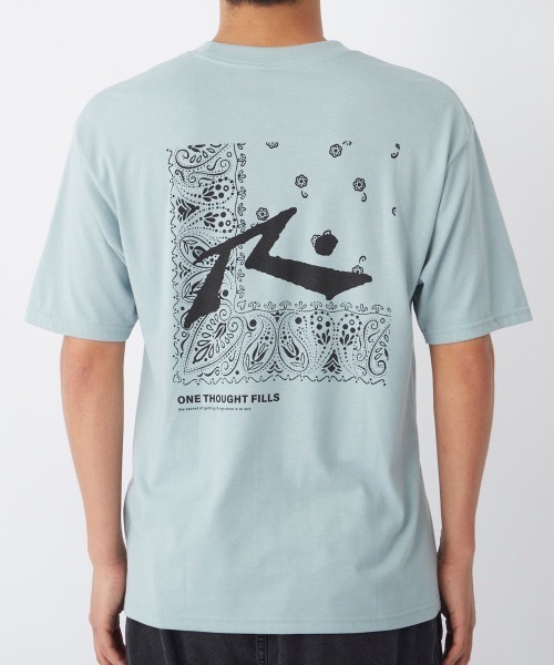 RUSTY(ラスティ)の「【RUSTY/ラスティー】半袖ロゴTシャツ バックプリント(Tシャツ/カットソー・メンズ・オフホワイト/ブルー/ブラック・MEDIUM/LARGE/X-LARGE/SMALL)」の9枚目の写真