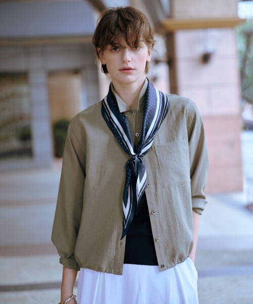 新品・未使用　ブラウス シャツ Breeze Cool 洗える・接触冷感・防シワ・吸水速乾】BREEZE COOL シャツ ブラウス