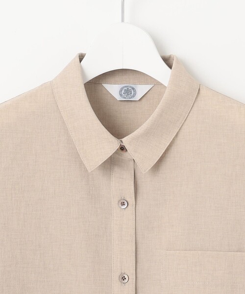 J.PRESS(ジェイプレス)の「【洗える・接触冷感・防シワ・吸水速乾】BREEZE COOL シャツ ブラウス(シャツ/ブラウス・レディース・ネイビー系/カーキ系/ベージュ系/ホワイト系・9/11)」の11枚目の写真