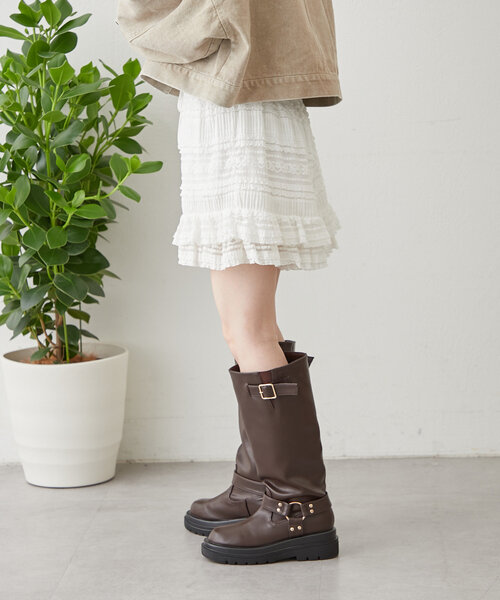 w closet（ダブルクローゼット）の「フリルミニショートパンツ（その他パンツ・レディース・オフホワイト/ブラック・FREE）」の11枚目の写真