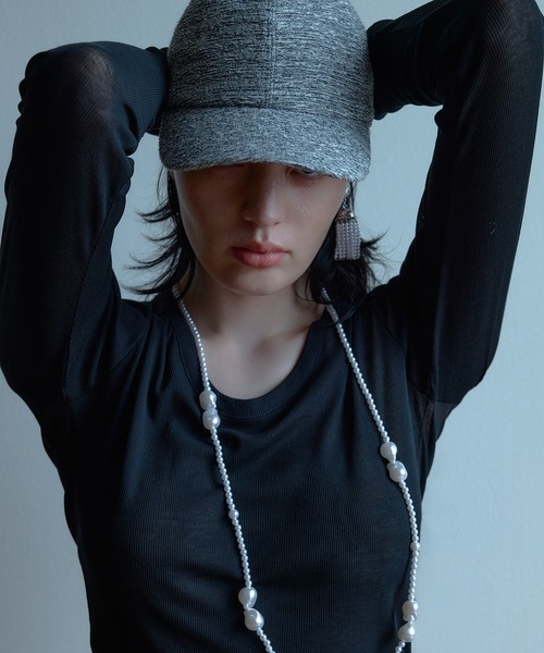 IRIS47（イリスフォーセブン）の「【IRIS 47】comfy long tops/コンフィー ロング トップス dress28　※（Tシャツ/カットソー・レディース・グリーン/ホワイト/ブラック・FREE）」の13枚目の写真