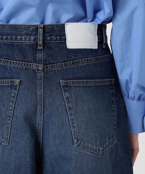 コットンデニム コクーンテーパードパンツ（デニムパンツ