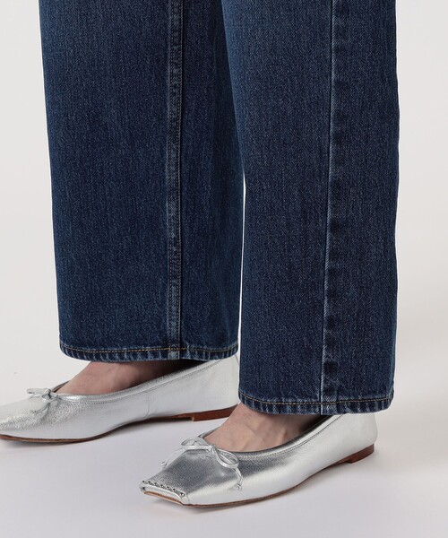 コットンデニム コクーンテーパードパンツ（デニムパンツ