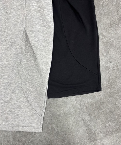 ISOOK（アイスー）の「【ISOOK / アイスー】タック入りバルーンスェットパンツ / ワイド コクーン ルーズ 総ゴム シームデザイン ビックシルエット ユニセックス ノームコア 黒 ブラック グレー ZOZOTOWN限定（スウェットパンツ・レディース・グレー/ブラック・FREE）」の9枚目の写真