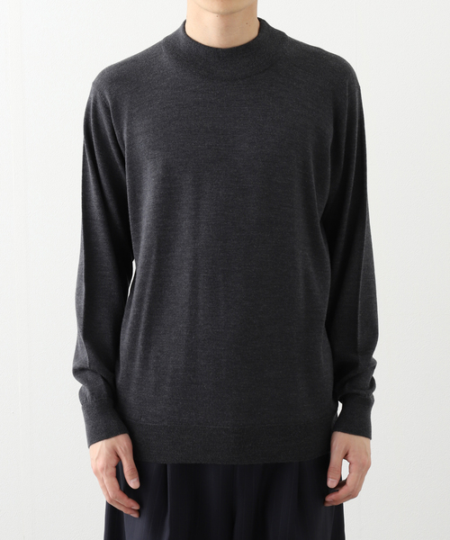 JOHN SMEDLEY (ジョンスメドレー) A4546 MOCK NECK 24G（ニット
