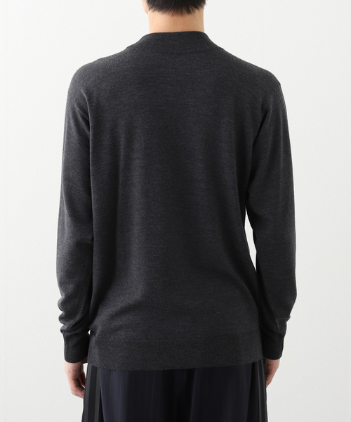 JOHN SMEDLEY(ジョンスメドレー)の「JOHN SMEDLEY (ジョンスメドレー) A4546 MOCK NECK 24G(ニット/セーター・メンズ・チャコールグレー/ライトグレー/ブラック/ベージュ・MEDIUM/LARGE)」の12枚目の写真