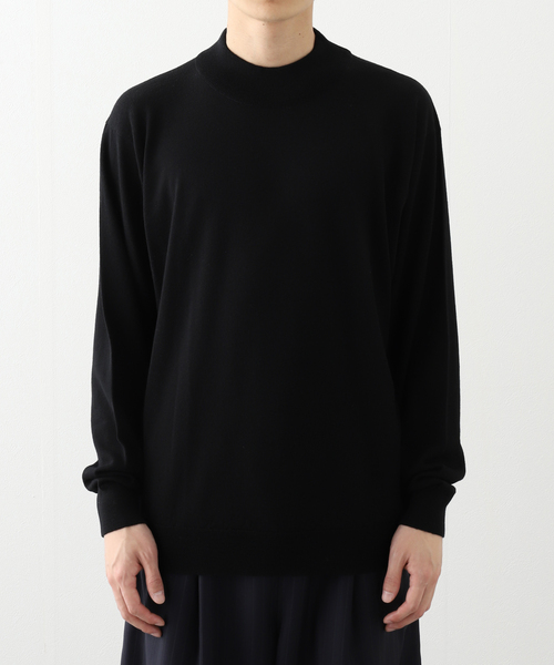 JOHN SMEDLEY(ジョンスメドレー)の「JOHN SMEDLEY (ジョンスメドレー) A4546 MOCK NECK 24G(ニット/セーター・メンズ・チャコールグレー/ライトグレー/ブラック/ベージュ・MEDIUM/LARGE)」の13枚目の写真