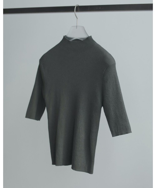 アンヌーク anuke Rib Knit ハーフスリーブリブニット アンヌーク anuke Rib Knit ハーフスリーブリブニット ànuke
