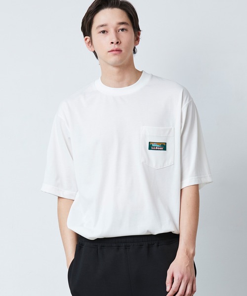 tシャツ 「JAPAN EDITION」カントン・カタディン・ポケット・ティ レディース L.L.Bean tシャツ 「JAPAN EDITION」カントン・カタディン