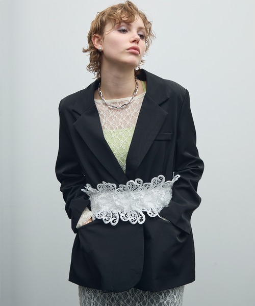 uyu.（ウユ）の「レースコルセットベルト/（ベルト・レディース・ホワイト/ブラック・FREE）」の10枚目の写真