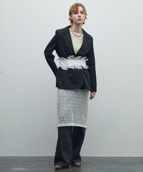 uyu.（ウユ）の「レースコルセットベルト/（ベルト・レディース・ホワイト/ブラック・FREE）」の12枚目の写真