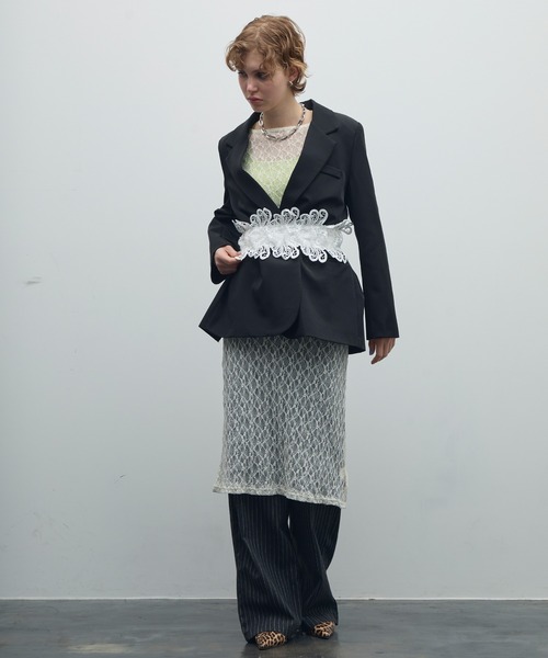 uyu.（ウユ）の「レースコルセットベルト/（ベルト・レディース・ホワイト/ブラック・FREE）」の11枚目の写真