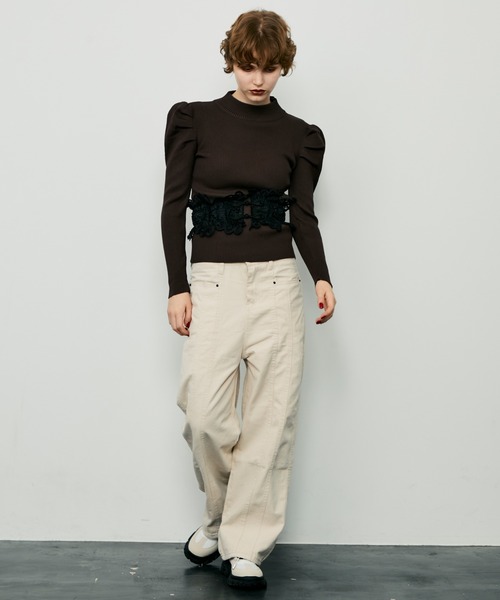 uyu.（ウユ）の「レースコルセットベルト/（ベルト・レディース・ホワイト/ブラック・FREE）」の17枚目の写真