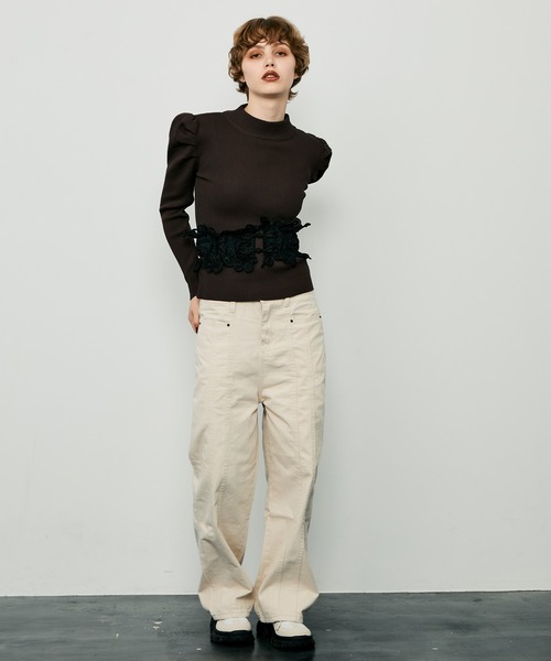 uyu.（ウユ）の「レースコルセットベルト/（ベルト・レディース・ホワイト/ブラック・FREE）」の18枚目の写真