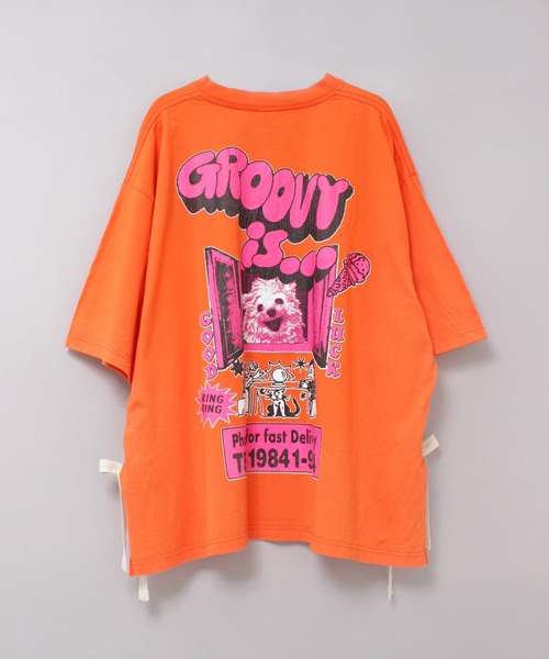 セール】M2440 サイドスリットビッグT（Tシャツ/カットソー