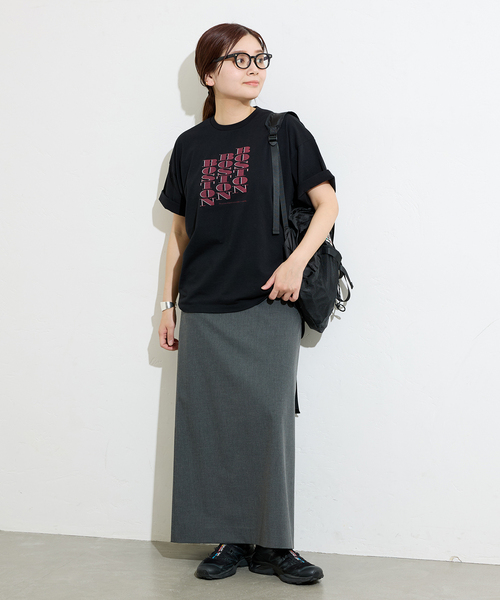 TICCA（ティッカ）の「別注【TICCA / ティッカ】BOSTON Tシャツ（Tシャツ/カットソー・レディース・ホワイト/ブラック・FREE）」の3枚目の写真