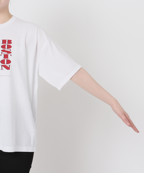 TICCA（ティッカ）の「別注【TICCA / ティッカ】BOSTON Tシャツ（Tシャツ/カットソー・レディース・ホワイト/ブラック・FREE）」の16枚目の写真