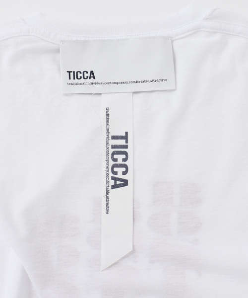 TICCA（ティッカ）の「別注【TICCA / ティッカ】BOSTON Tシャツ（Tシャツ/カットソー・レディース・ホワイト/ブラック・FREE）」の19枚目の写真
