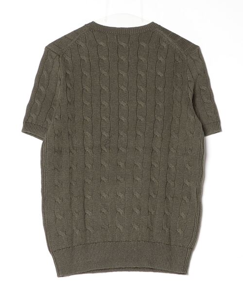 POLO RALPH LAUREN(ポロ ラルフ ローレン)の「ケーブルニット コットン セーター(ニット/セーター・メンズ・グリーン・XS/S/M/L)」の7枚目の写真