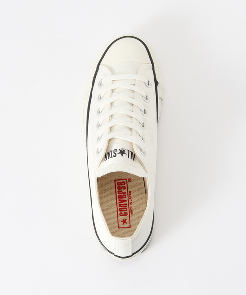 CONVERSE（コンバース）の「【CONVERSE/コンバース】CANVAS ALL STAR J OX：スニーカー（スニーカー・レディース・ホワイト/ブラック・25cm/24.5cm/24cm/23cm/23.5cm）」の7枚目の写真