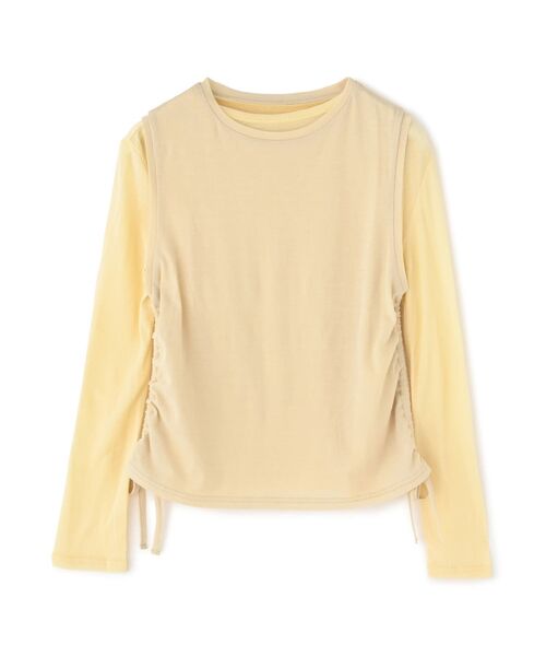STRATA(エストラータ)の「ドロストタンクシアーカットソーセット 【低身長・小柄女性】(Tシャツ/カットソー・レディース・グレー/オレンジ/イエロー・ONE SIZE)」の18枚目の写真