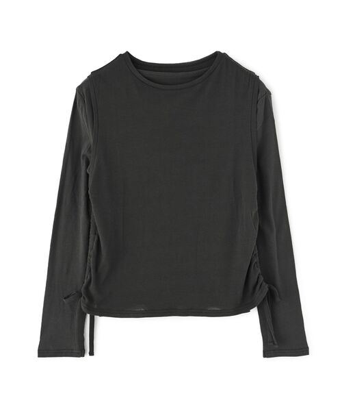 tシャツ ドロストタンクシアーカットソーセット 「低身長・小柄女性」 レディース セール】ドロストタンクシアーカットソーセット 【低身長・小柄